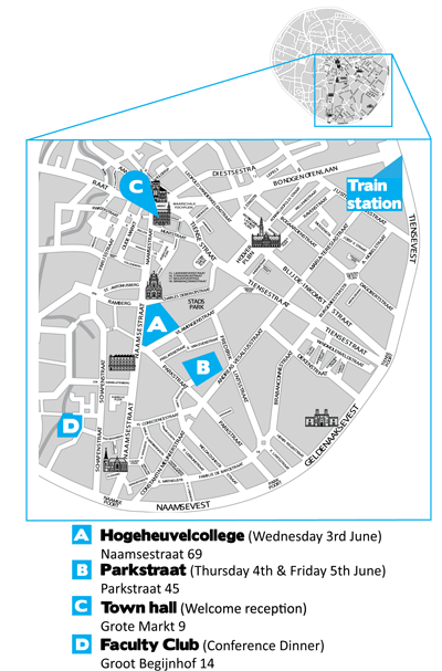 overview plan of Leuven